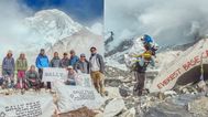 Nepalese climbers remove 2.2 tons of rubbish from Everest with tourists away