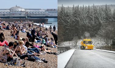 Snow forecast for UK on Easter Monday as temperatures plummet