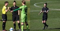 Rebecca Welch becomes first female referee to officiate EFL game