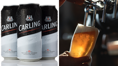 Carling is officially the most sold lager in UK pubs