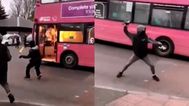 Bus hijacked and left to freewheel as Belfast violence continues