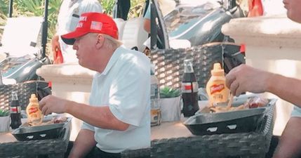 Trump spotted with another Coke bottle despite calling for boycott