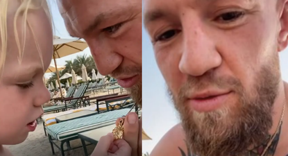 Conor McGregor slammed for encouraging son to ‘hit’ child in the face