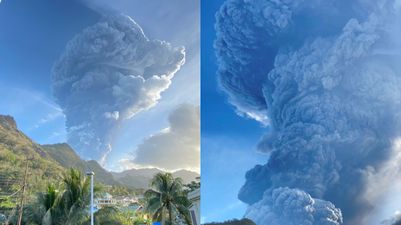 St Vincent inhabitants urged to evacuate island amid new volcanic eruptions