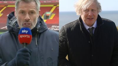 Jamie Carragher launches scathing attack on Boris Johnson after Super League statement