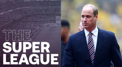 Prince William releases statement condemning European Super League