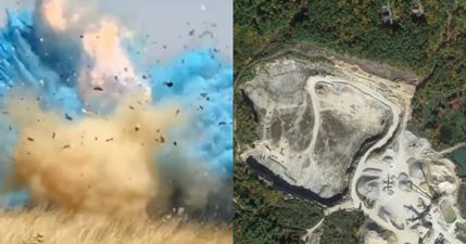 Gender reveal party using 80 pounds of explosives sets off earthquake reports