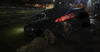 Uber driver charged rider £24 after driving car into canal