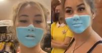 Influencer has passport seized in Bali after painting fake mask on her face