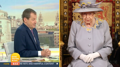 Alastair Campbell accidentally announces death of The Queen live on GMB