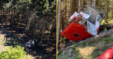 At least 12 dead as cable car falls in Italy