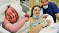 Mum gives birth to huge two-foot-tall baby who is one of heaviest in UK history