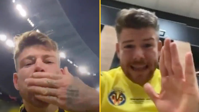 Alberto Moreno screams ‘you’ll never walk alone’ after Villarreal victory over Man United