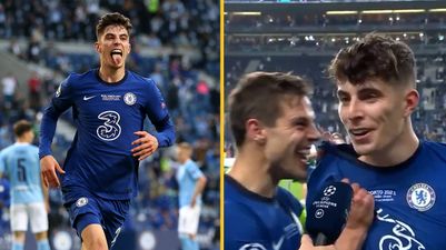 Kai Havertz gives perfect reply when asked about price tag after Champions League-winning goal