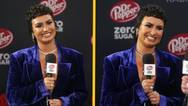 Demi Lovato criticised for holding a Dr Pepper zero sugar mic