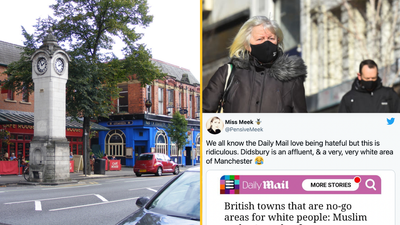 Daily Mail criticised after ‘ridiculous’ and ‘racist’ piece on ‘no-go areas for white people’