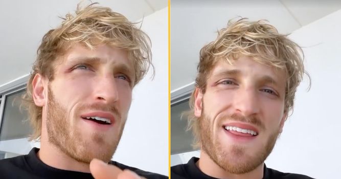 Logan Paul responds to claims he was knocked out by Mayweather