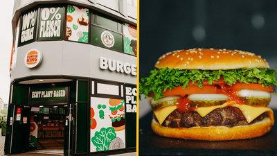 Burger King store replaces all meat with 100% vegan products