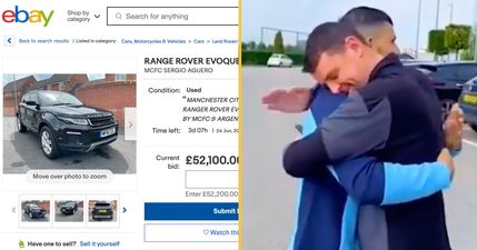 Range Rover gifted by Aguero to City staff member has been listed on eBay