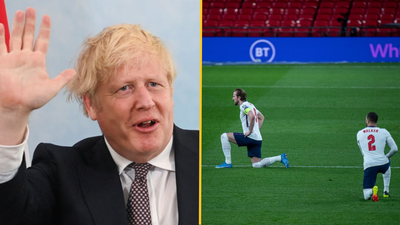 Boris Johnson finally tells England fans to ‘cheer, not boo’ when players take the knee