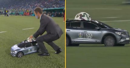 Euro 2020 starts with remote control car and left everyone confused