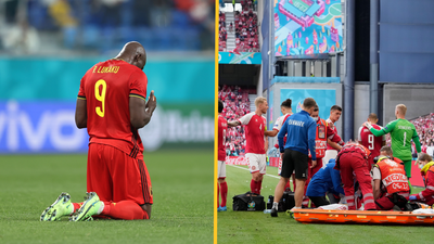 Romelu Lukaku pays tribute to Christian Eriksen in emotional post-match interview