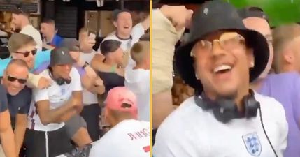 Jesse Lingard watched England in a beer garden then held DJ session