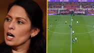 Priti Patel says fans have right to boo England team for taking the knee