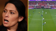 Priti Patel says fans have right to boo England team for taking the knee