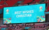 Denmark and Belgium pause game at 10th minute for Christian Eriksen tribute