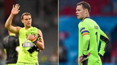 Uefa stop review of Manuel Neuer’s rainbow captain armband