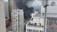 Large fire breaks out at Elephant and Castle station, south London