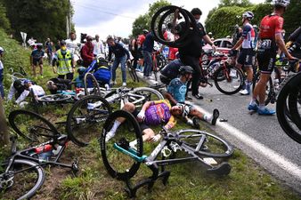 Tour De France cyclist wants to sue woman who caused horror crash