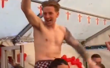 Fans loved seeing Jordan Pickford living his best life after Euro 2020 heroics