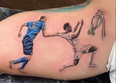 Italy fan gets tattoo celebrating Giorgio Chiellini’s ‘tackle’ on Bukayo Saka