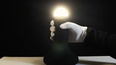 You turn on this lamp by peeling back it’s rubber ‘foreskin’