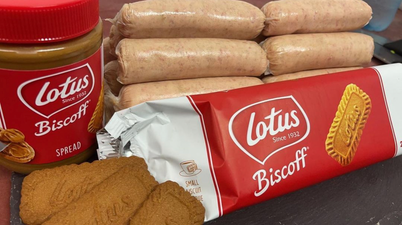 Butchers launch Lotus Biscoff sausages and customers can’t get enough of them