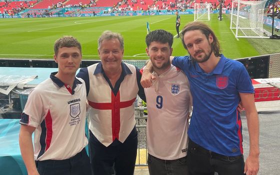 Piers Morgan says he caught coronavirus at the Euro 2020 Final