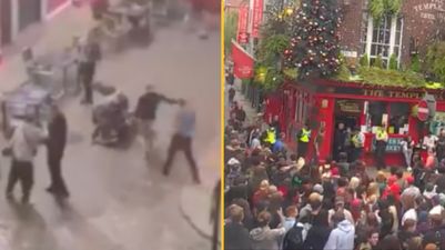 Protestors call on Dublin Temple Bar pub to “come out and say sorry” over alleged assault