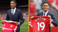 Man United unveil Raphael Varane to Old Trafford fans before Leeds game