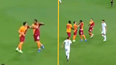 Galatasaray player sent off for punching his own teammate