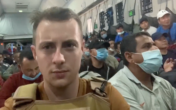 British student thanks army as he is evacuated after going to country on holiday