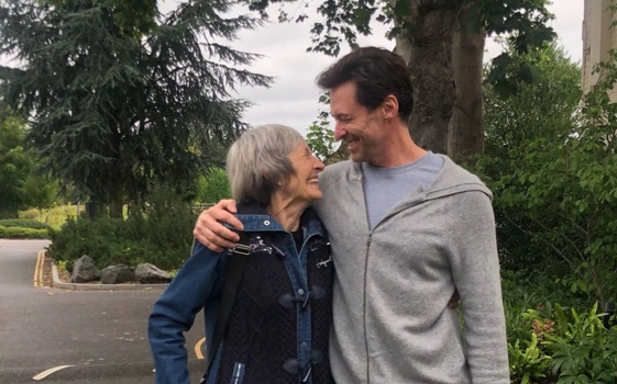 Hugh Jackman shares picture of him and his mum who abandoned him