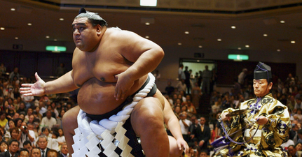 Sumo wrestler says drinking beer every day is the secret to his success