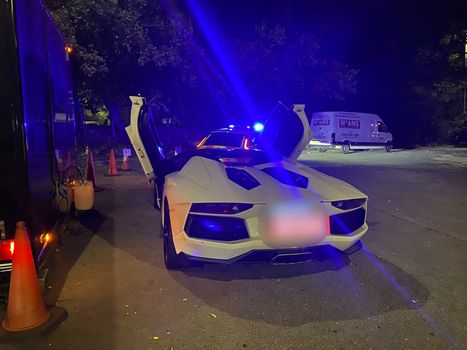 Lamborghini seized