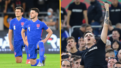 England players booed for taking the knee by Hungary supporters