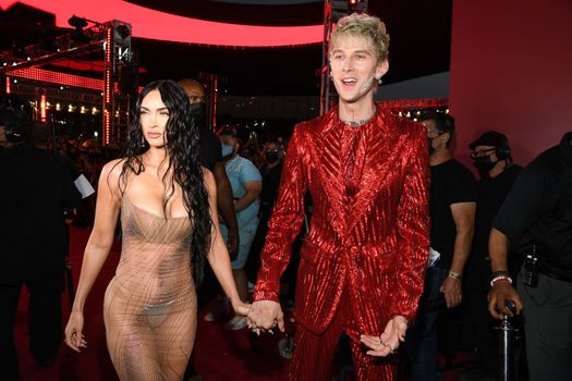 Megan Fox's dress was picked by Machine Gun Kelly