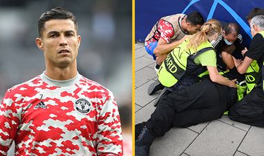 Cristiano Ronaldo shot injures security guard during warm up