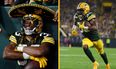 Aaron Jones loses father’s ashes while scoring touchdown