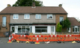 Man blocks pavement with fence to stop chippy customers staring into living room